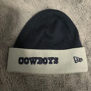 New Era Dallas Cowboys Navy and Gray Beanie Winter Hat